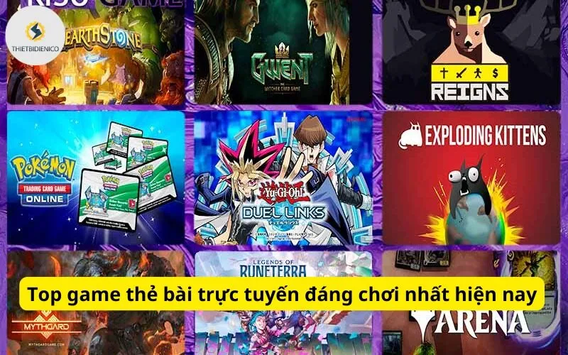 Top game thẻ bài trực tuyến đáng chơi nhất hiện nay