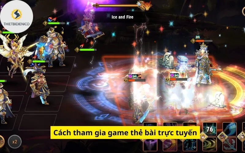 Cách tham gia game thẻ bài trực tuyến
