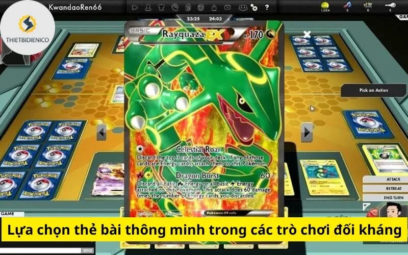 Lựa chọn thẻ bài thông minh trong các trò chơi đối kháng