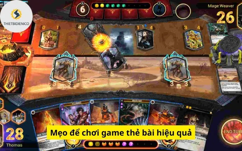 Mẹo để chơi game thẻ bài hiệu quả