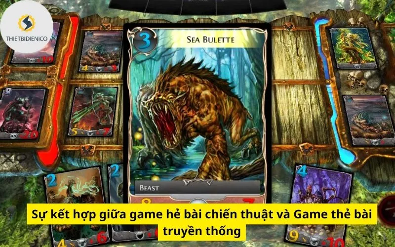 Sự kết hợp giữa game hẻ bài chiến thuật và Game thẻ bài truyền thống