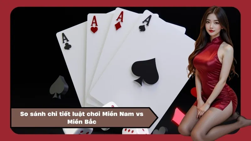 So sánh chi tiết luật chơi Miền Nam vs Miền Bắc
