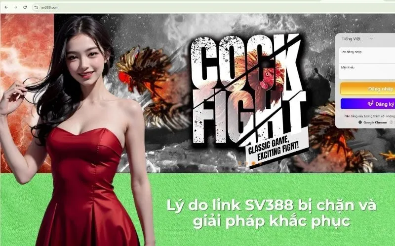 Lý do link SV388 bị chặn và giải pháp khắc phục