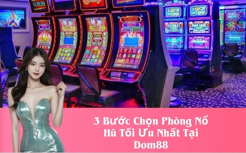 3 Bước Chọn Phòng Nổ Hũ Tối Ưu Nhất Tại Dom88