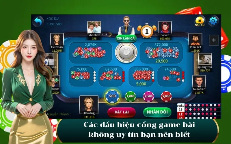 Các dấu hiệu cổng game bài không uy tín bạn nên biết
