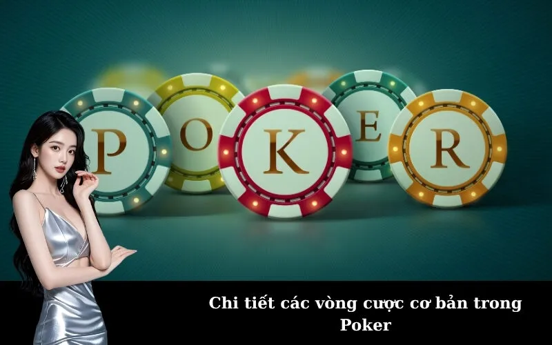 Chi tiết các vòng cược cơ bản trong Poker
