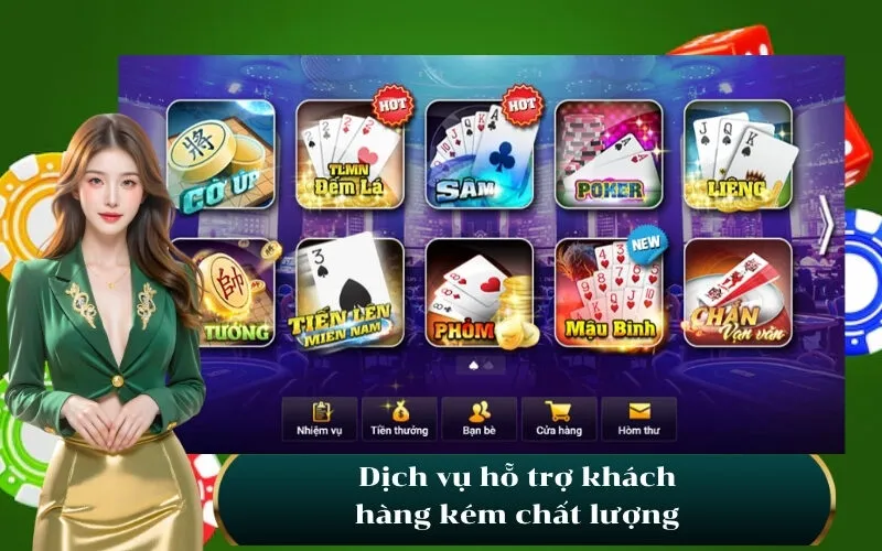 Dịch vụ hỗ trợ khách hàng kém chất lượng