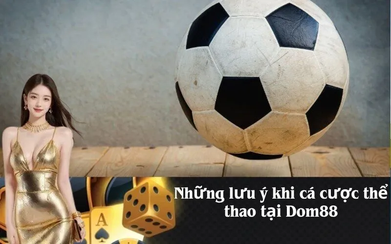 Những lưu ý khi cá cược thể thao tại Dom88