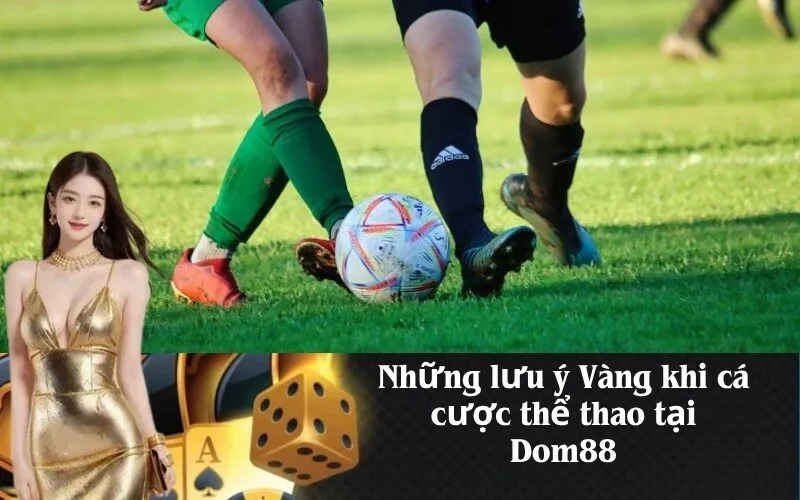 Những lưu ý Vàng khi cá cược thể thao tại Dom88